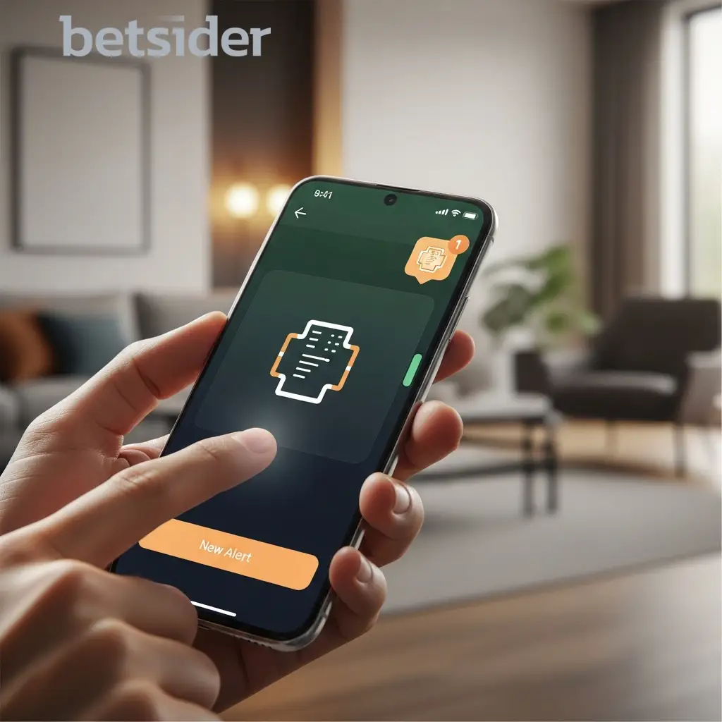 Anleitung, wie man die Betsider Web-App zum Startbildschirm hinzufügt